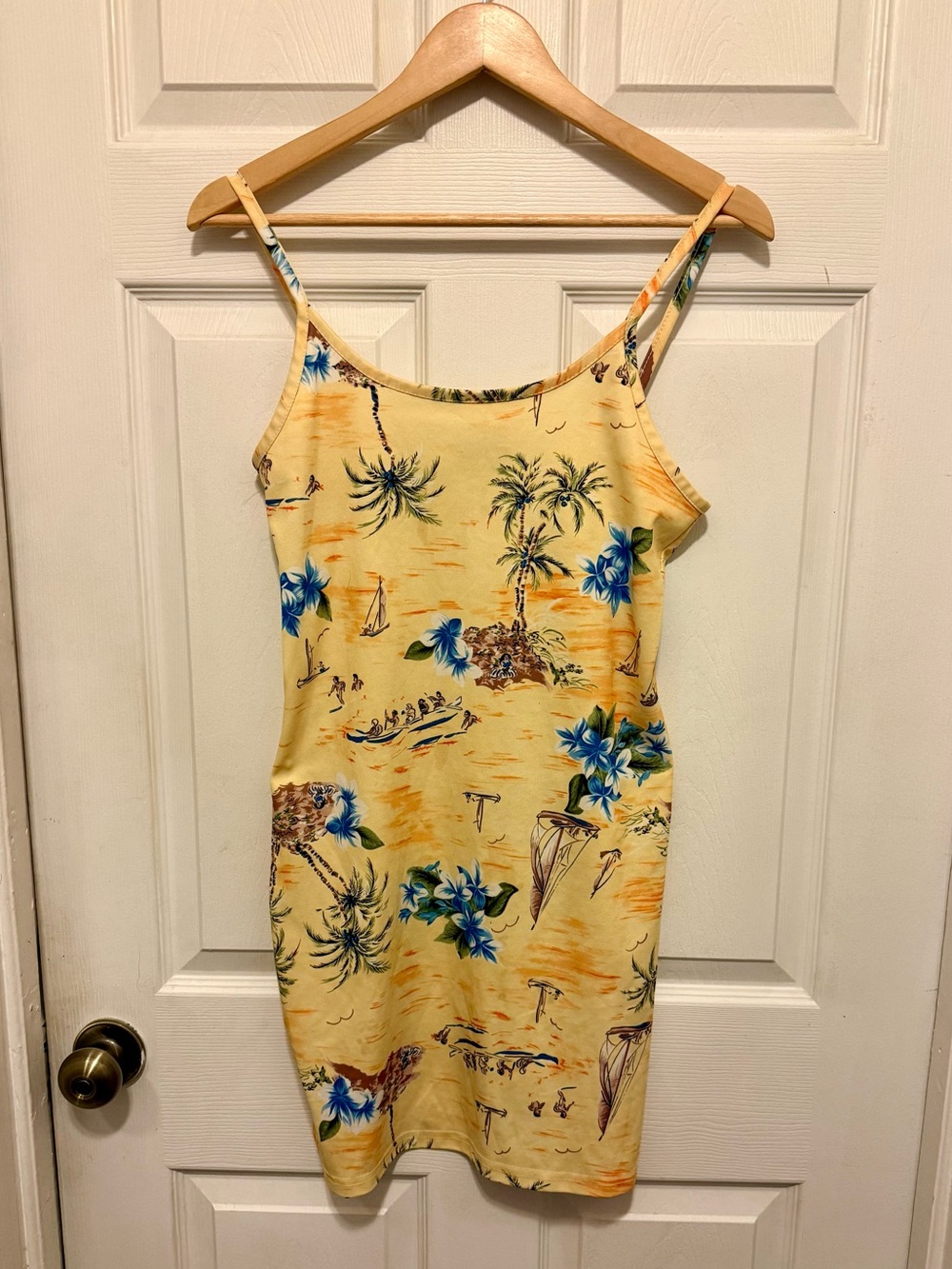 Tiki Tropical Slip Dress